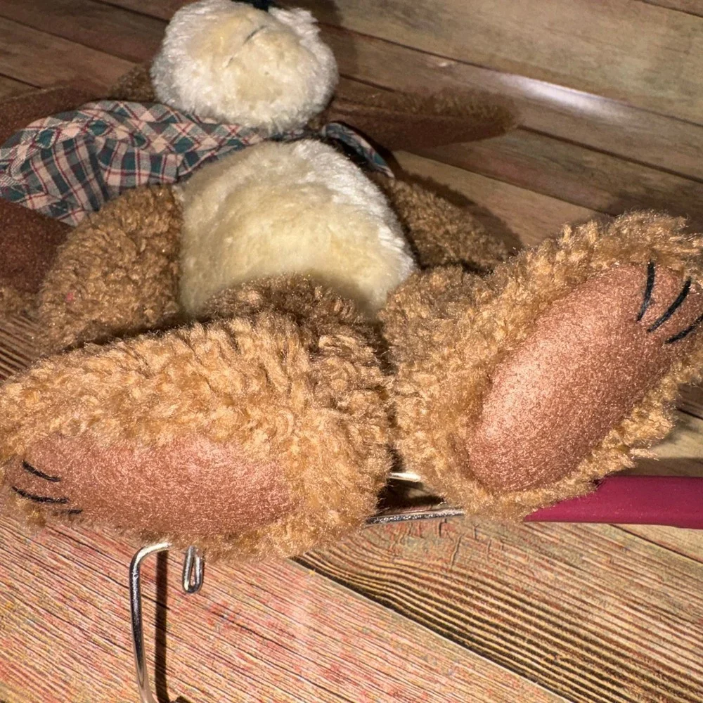 Vintage Floppy Ear Dog Plush NWT 11in Brown Boyds Collection J.B. Bean